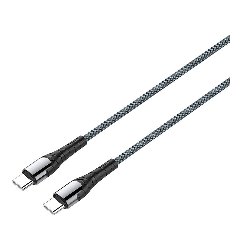 Καλώδιo Data Ldnio LC101 Type-C to Type-C 60W 1m Green