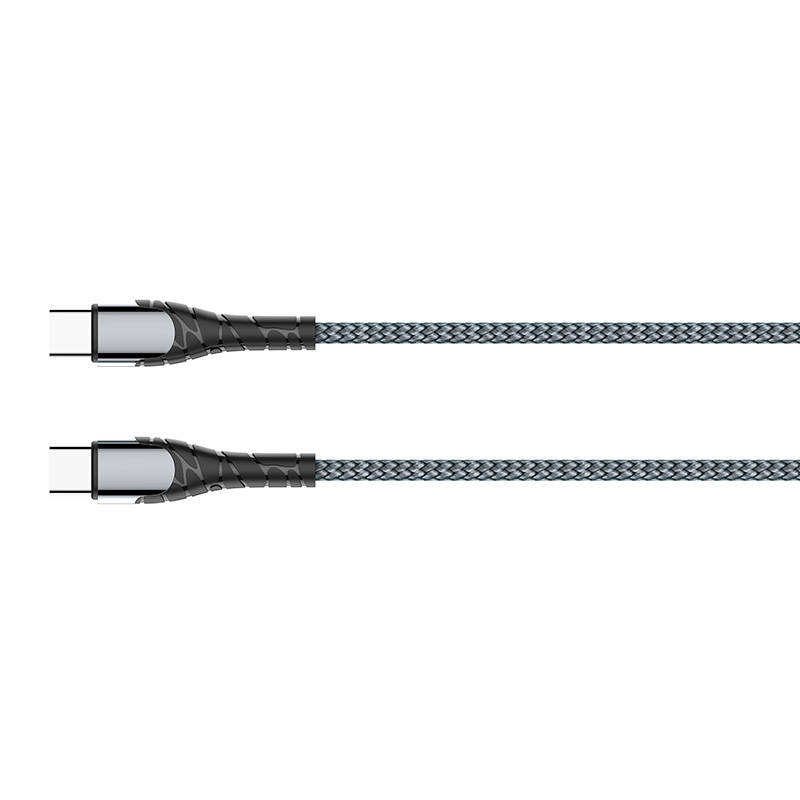 Καλώδιo Data Ldnio LC101 Type-C to Type-C 60W 1m Green