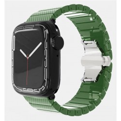 Ανταλλακτικό λουράκι QuickFit Carbon Apple Watch 1/2/3/4/5/6/SE/7/8 (42/44/45/49mm) Green