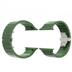 Ανταλλακτικό λουράκι QuickFit Carbon Apple Watch 1/2/3/4/5/6/SE/7/8 (42/44/45/49mm) Green