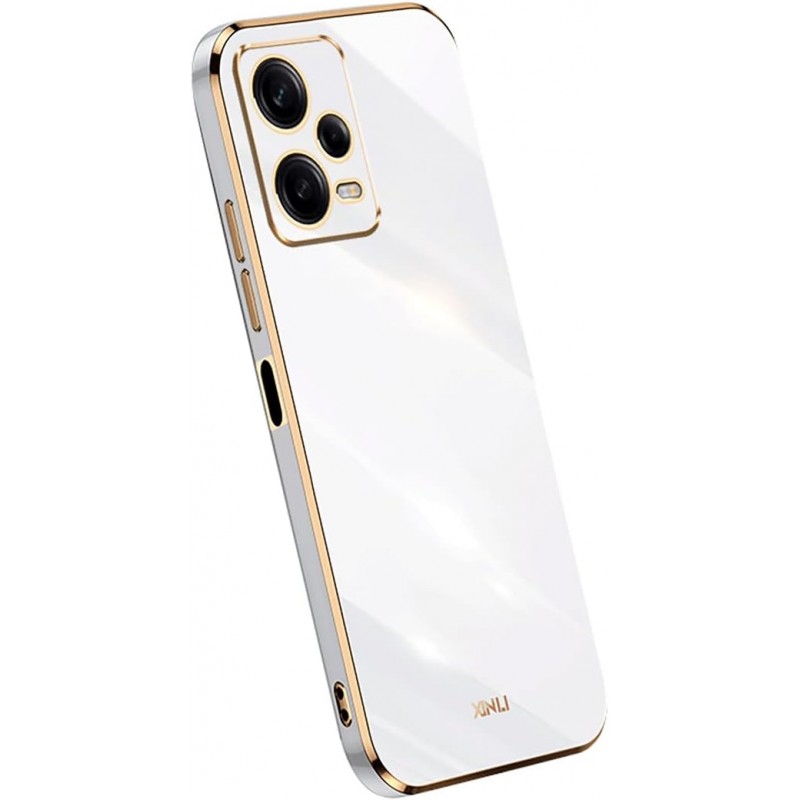 Θήκη TPU Electroplated Oppo Reno 11 F White Θήκη TPU Electroplated Oppo Reno 11 F White