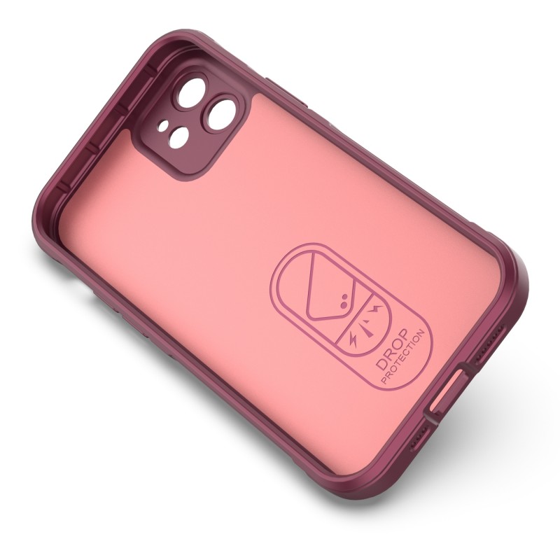 Θήκη TPU Magic Shield Xiaomi Redmi 13C / Poco C65 Wine red