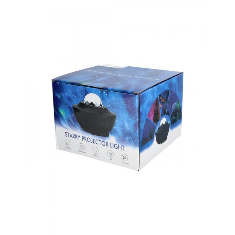  Διακοσμητικό Φωτιστικό Bluetooth Ηχείο με Φωτισμό RGB Party Light & Remote White 