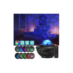  Διακοσμητικό Φωτιστικό Bluetooth Ηχείο με Φωτισμό RGB Party Light & Remote White 