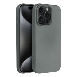 Θήκη Metallic Back Cover Apple iPhone 15 Pro Max (6.7") Grey
