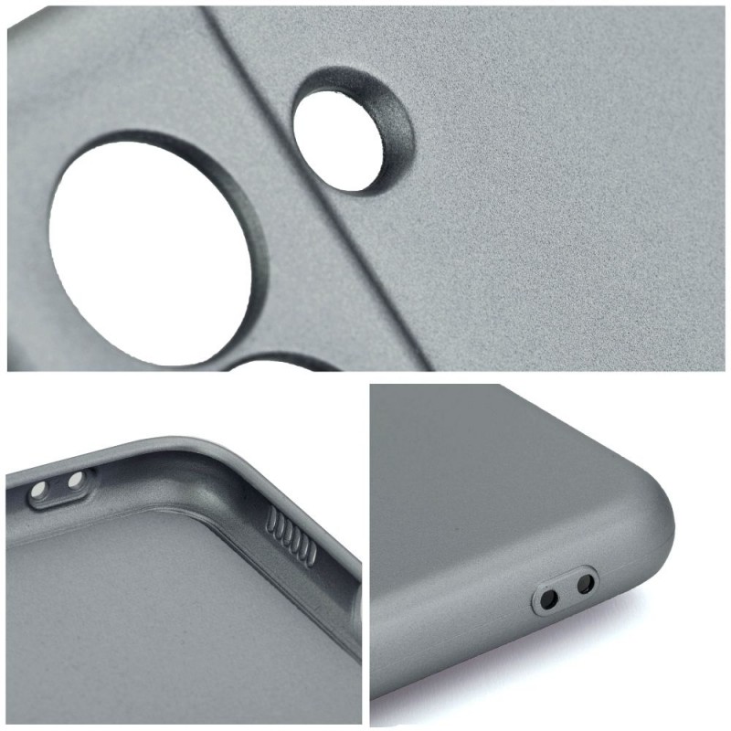 Θήκη Metallic Back Cover Apple iPhone 15 Pro Max (6.7") Grey