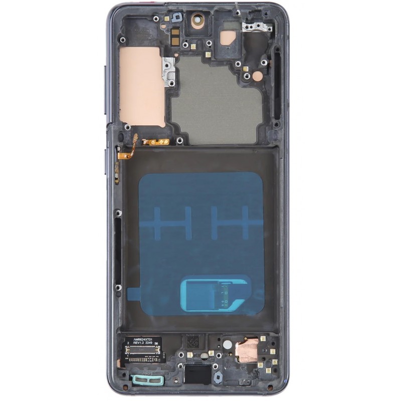 Οθόνη OLED & Μηχανισμός Αφής Samsung Galaxy S21 G991 Black With Frame (OEM) με 3 Χρόνια Εγγύηση