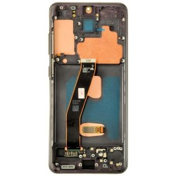 Οθόνη OLED & Μηχανισμός Αφής Samsung Galaxy S20 G980 Black With Frame με 3 Χρόνια Εγγύηση