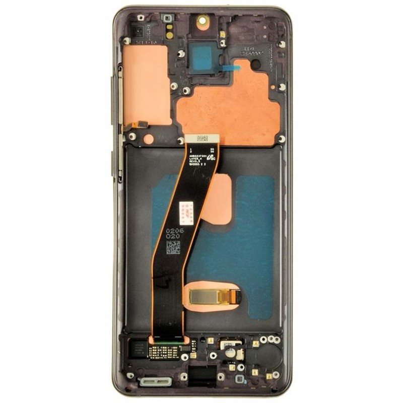 Οθόνη OLED & Μηχανισμός Αφής Samsung Galaxy S20 G980 Black With Frame με 3 Χρόνια Εγγύηση