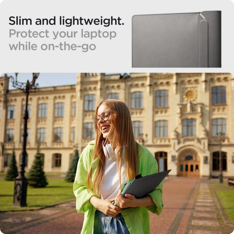 Θήκη Spigen Valentinus Sleeve Laptop 13"-14" City Grey (AFA06415)
