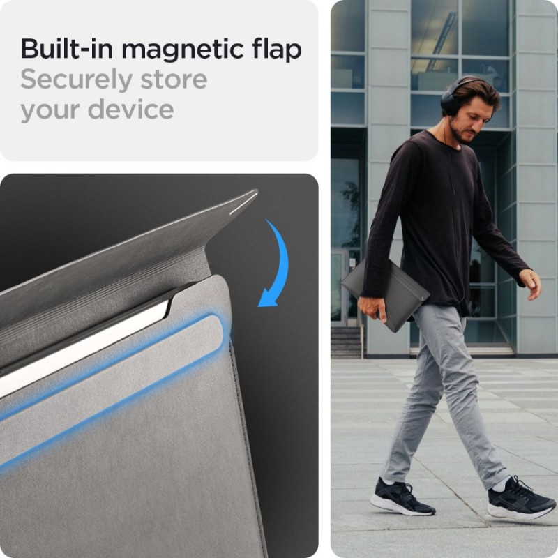 Θήκη Spigen Valentinus Sleeve Laptop 13"-14" City Grey (AFA06415)