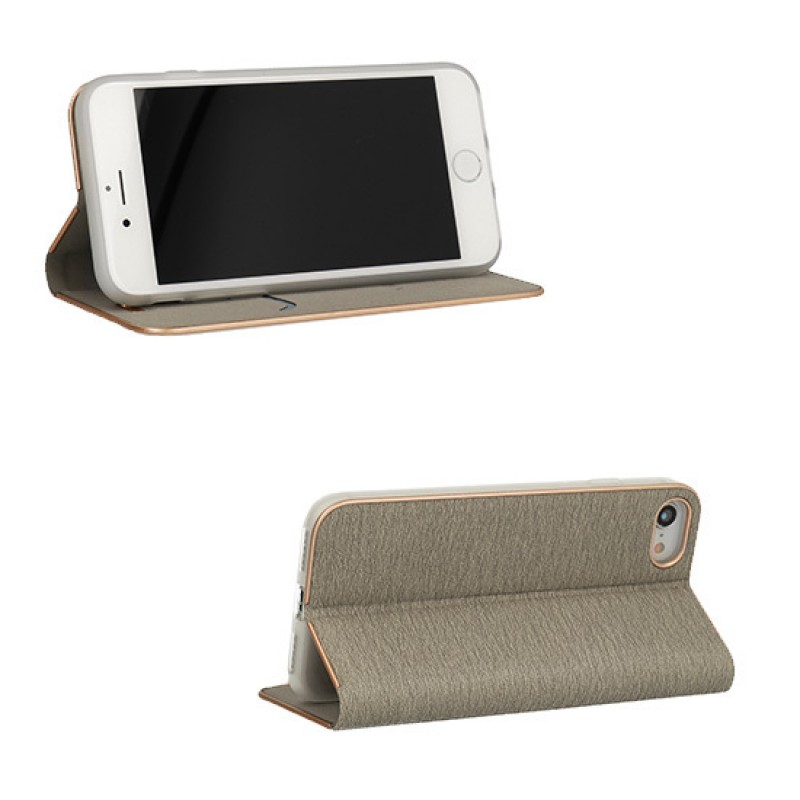 Θήκη Book Smart Vennus with Frame Xiaomi Redmi 9 Grey