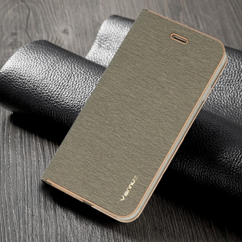 Θήκη Book Smart Vennus with Frame Xiaomi Redmi 9 Grey