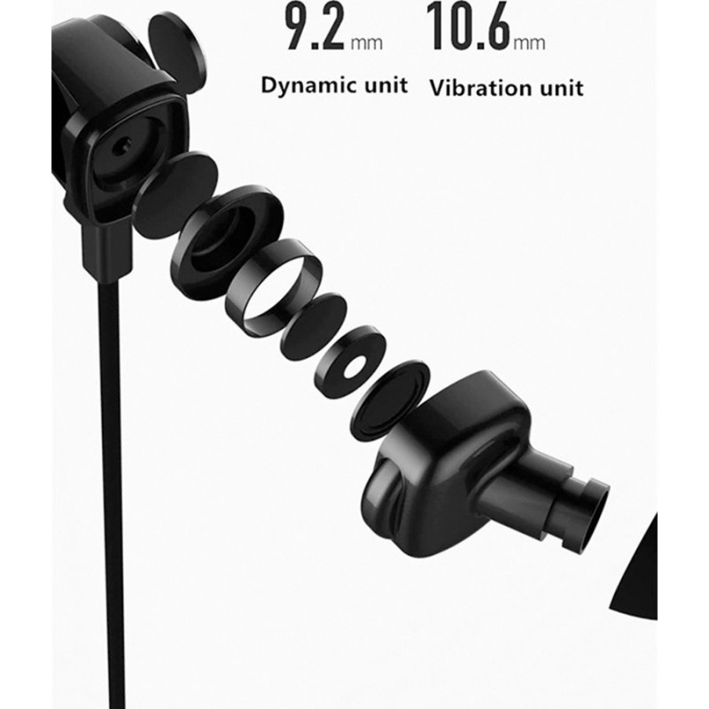 Ακουστικά Handsfree Remax RM-900F Vibration For Gaming Red