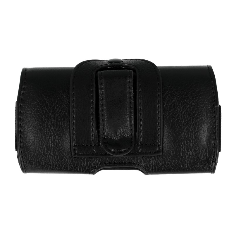 Θήκη Οριζόντια Belt Holster Wonder iPhone 11 Pro Max/ Galaxy A21S/A71/S10 Lite/S20+/Note 10+ (έως 6.7") Leather Black (Size 18)