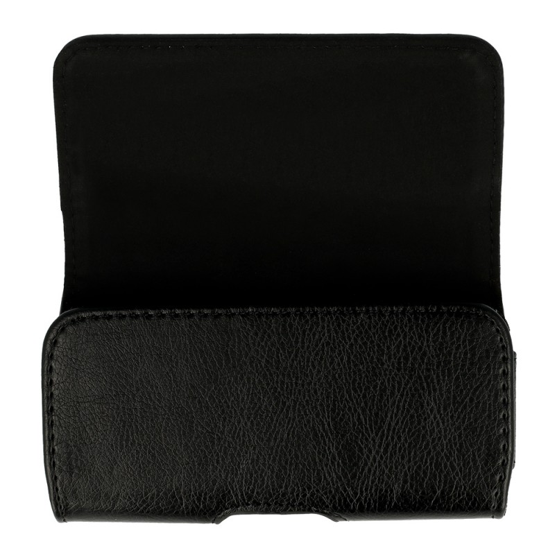 Θήκη Οριζόντια Belt Holster Wonder iPhone 11 Pro Max/ Galaxy A21S/A71/S10 Lite/S20+/Note 10+ (έως 6.7") Leather Black (Size 18)