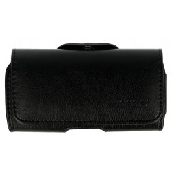Θήκη Οριζόντια Belt Holster Wonder iPhone 11 Pro Max/ Galaxy A21S/A71/S10 Lite/S20+/Note 10+ (έως 6.7") Leather Black (Size 18)