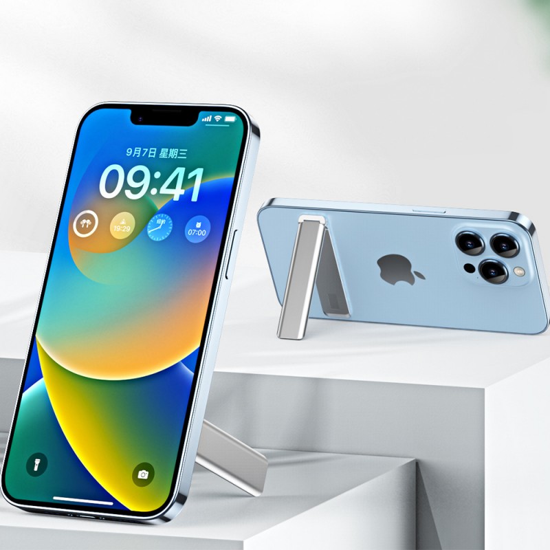Βάση στήριξης Κινητών Smartphone Stick-On Phone Kickstand Silver