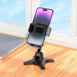 Βάση Γραφείου Hoco Joy HD3 Desktop Holder Stand For Phone Black (4.5"-7")