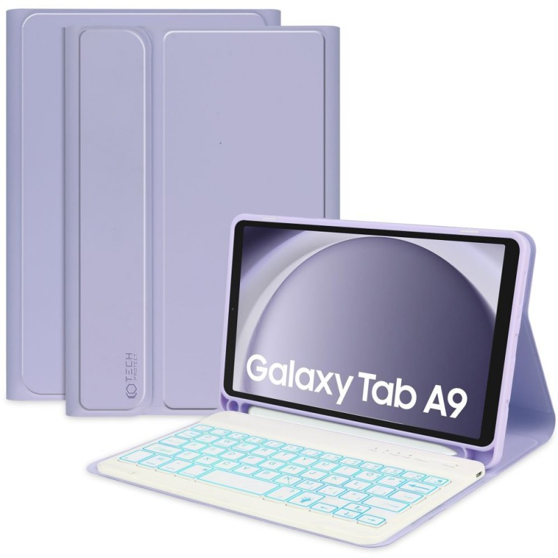 Θήκη Tech-Protect SC Pen & Keyboard Samsung Galaxy A9 8.7" X110 / X115 Violet