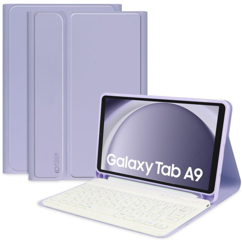 Θήκη Tech-Protect SC Pen & Keyboard Samsung Galaxy A9 8.7" X110 / X115 Violet