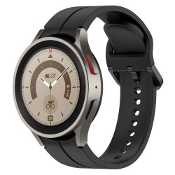 Ανταλλακτικό λουράκι QuickFit Smoothband With Colorful Buckle Black για Samsung Galaxy Watch 7 / 6 / 6 Classic / 5 / 5 Pro/ 4 / 4 Classic