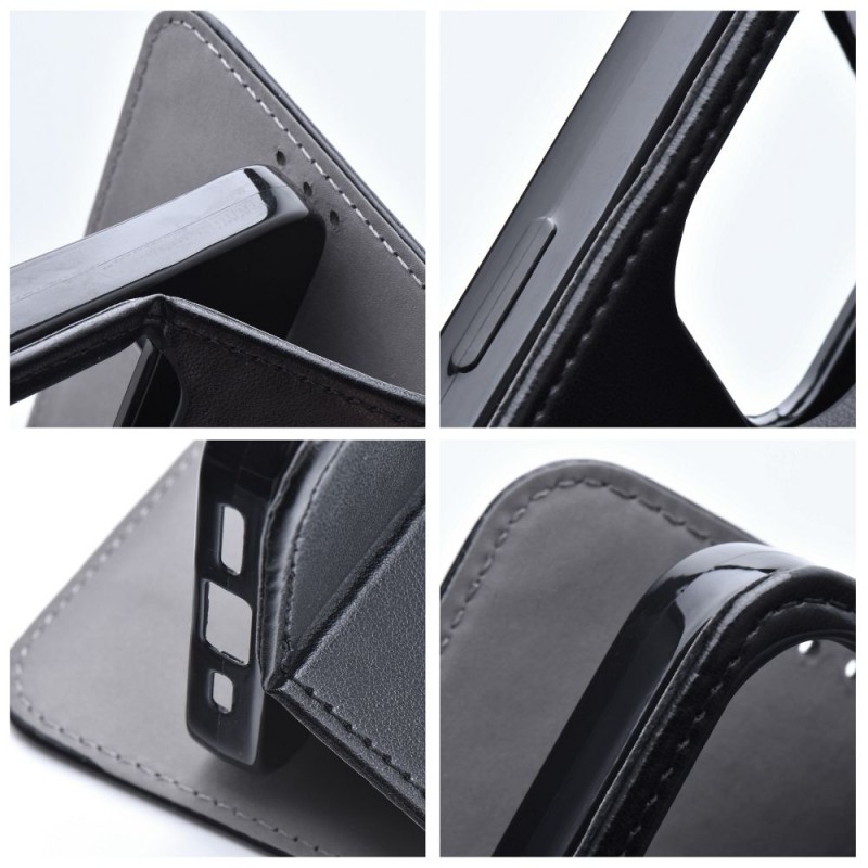 Θήκη Smart Magneto Book Leather Wallet Motorola Moto G53 / G13 / G23 Black