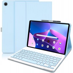 Θήκη & Πληκτρολόγιο Lenovo Tab M10 Plus 3rd Gen 10.6” Light Blue