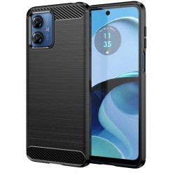 Θήκη TPU Carbon Fiber Brushed Motorola G85/Edge 50 Fusion Black