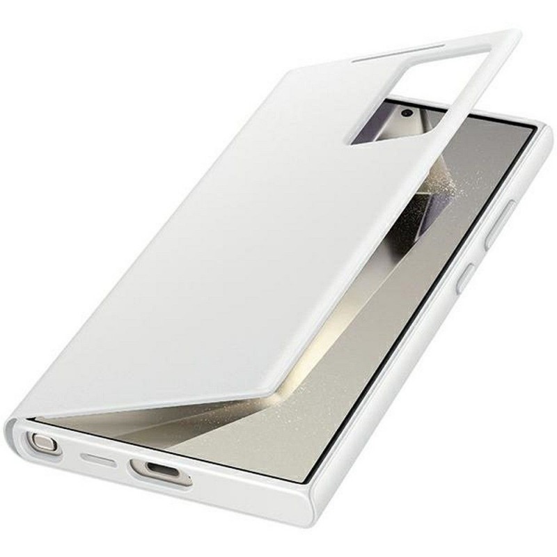 Θήκη Samsung Smart View Wallet Case EF-ZS928CWEGWW Samsung Galaxy S24 Ultra S928 White (Original)