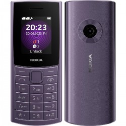 Nokia 110 4G (2023)  Dual Sim Arctic Purple με 2 Χρόνια Εγγύηση