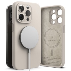 Θήκη Ringke Silicone Magnetic MagSafe Apple iPhone 16 Pro Max (6.9") Stone