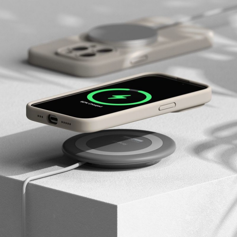 Θήκη Ringke Silicone Magnetic MagSafe Apple iPhone 16 Pro Max (6.9") Stone
