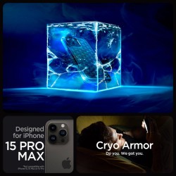 Θήκη Spigen Cryo Armor Magsafe Apple iPhone 15 Pro Max (6.7") Blue (ACS06603)