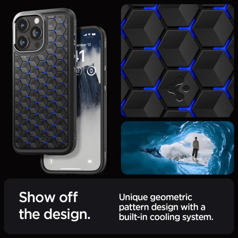 Θήκη Spigen Cryo Armor Magsafe Apple iPhone 15 Pro Max (6.7") Blue (ACS06603)