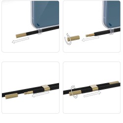 Θήκη Tech-Protect Flexair Chain Magsafe Apple iPhone 15 Pro Max (6.7") Black & Beige