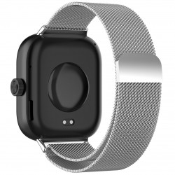 Ανταλλακτικό λουράκι Xiaomi Redmi Watch 4 / Smart Band 8 Pro / Smart Band 9 Pro /  Redmi Watch 5 Milanese Silver