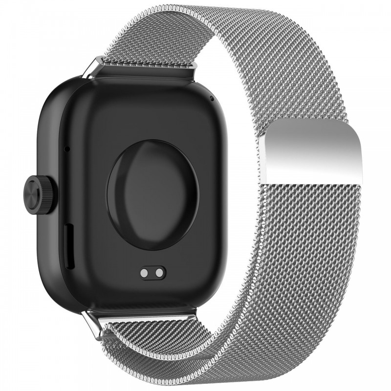 Ανταλλακτικό λουράκι Xiaomi Redmi Watch 4 / Smart Band 8 Pro / Smart Band 9 Pro /  Redmi Watch 5 Milanese Silver