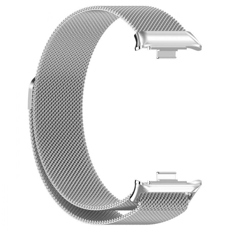 Ανταλλακτικό λουράκι Xiaomi Redmi Watch 4 / Smart Band 8 Pro / Smart Band 9 Pro /  Redmi Watch 5 Milanese Silver