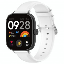 Ανταλλακτικό λουράκι Xiaomi Redmi Watch 4 / Smart Band 8 Pro / Smart Band 9 Pro / Redmi Watch 5 Leather White Ανταλλακτικό λουράκι Xiaomi Redmi Watch 4 / Smart Band 8 Pro / Smart Band 9 Pro / Redmi Watch 5 Leather White