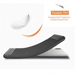 Θήκη TPU Carbon Fiber Brushed Xiaomi Poco X7 Pro Black