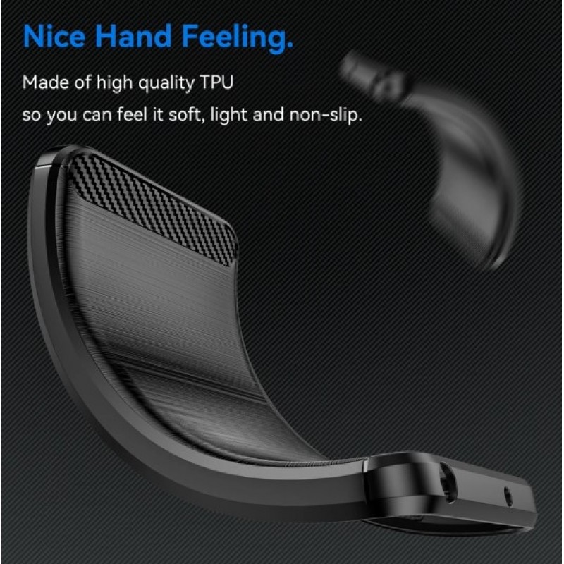 Θήκη TPU Carbon Fiber Brushed OnePlus Nord CE4 Lite 5G Black