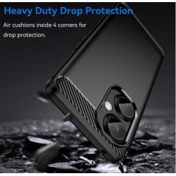 Θήκη TPU Carbon Fiber Brushed OnePlus Nord CE4 Lite 5G Black