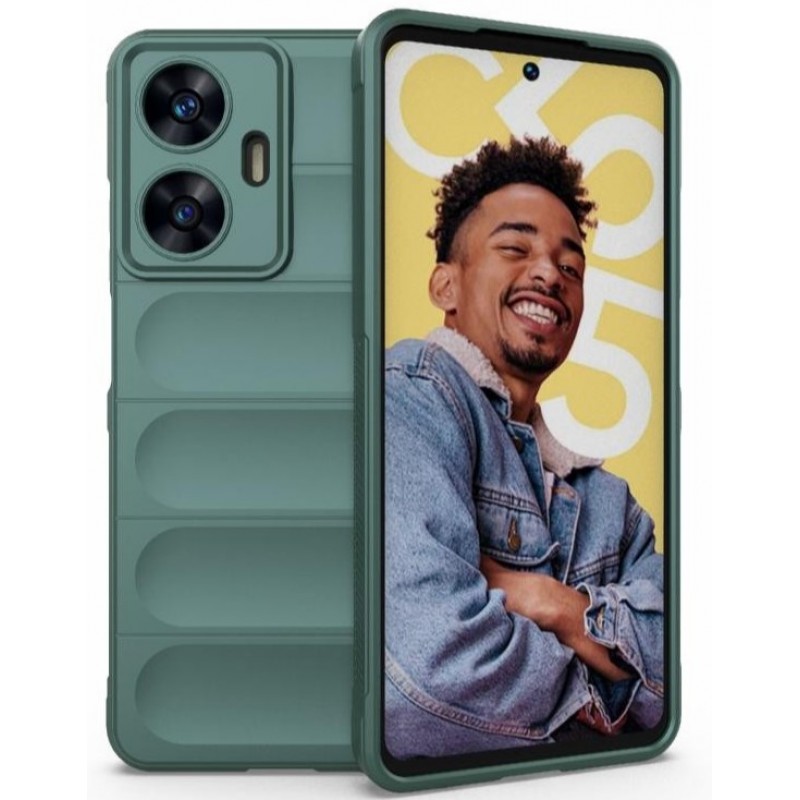 Θήκη TPU Magic Shield Realme C67 4G Green