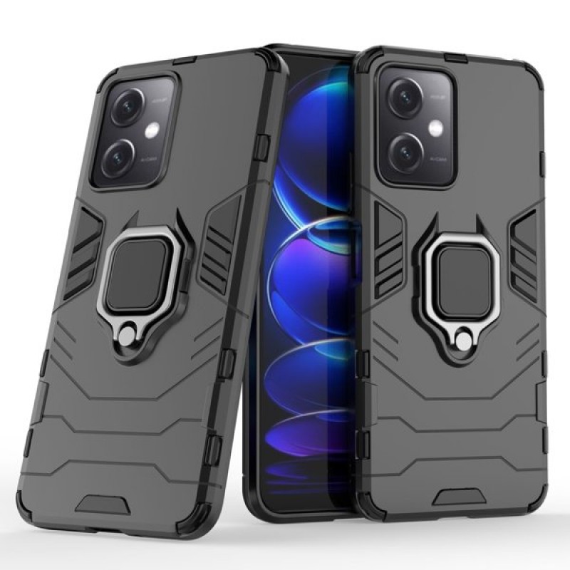 Θήκη Ring Armor Magnetic Stand Xiaomi Poco F6 Pro Shockproof Black