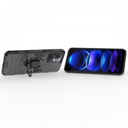 Θήκη Ring Armor Magnetic Stand Xiaomi Poco F6 Pro Shockproof Black
