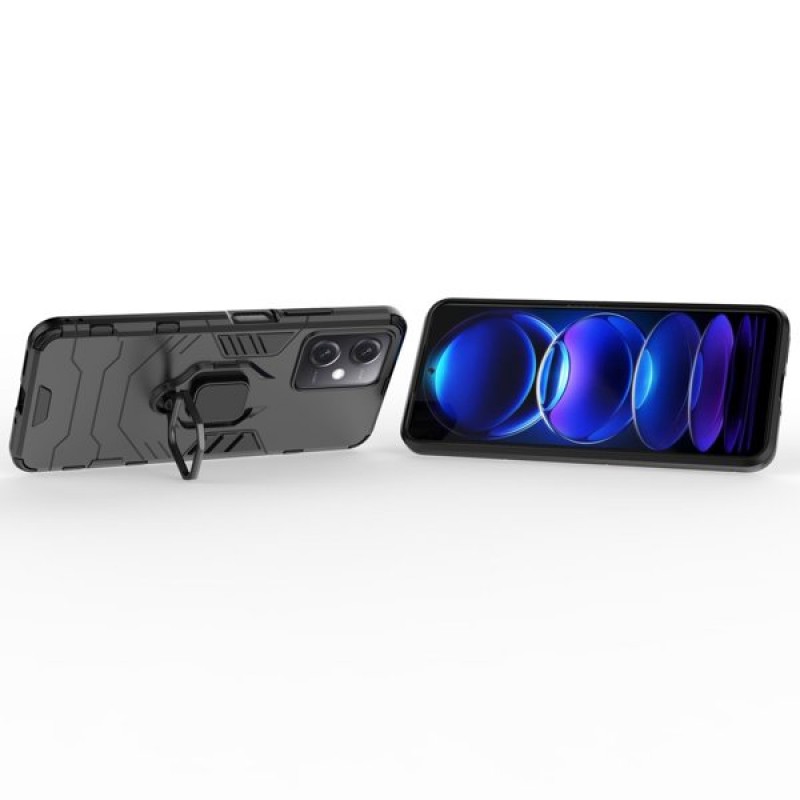 Θήκη Ring Armor Magnetic Stand Xiaomi Poco F6 Pro Shockproof Black