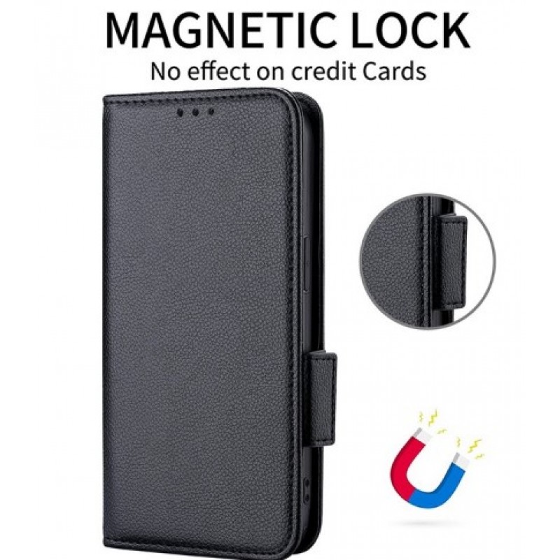 Θήκη Book Magnetic & Card Holder Realme C67 4G  Black