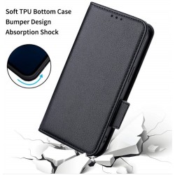 Θήκη Book Magnetic & Card Holder Realme C67 4G  Black