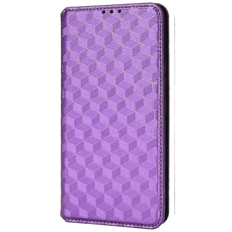 Θήκη Book Smart Magnet  Diamond Three Dimensional Case Xiaomi Poco M6 Pro 4G  / Redmi Note 13 Pro 4G Purple
